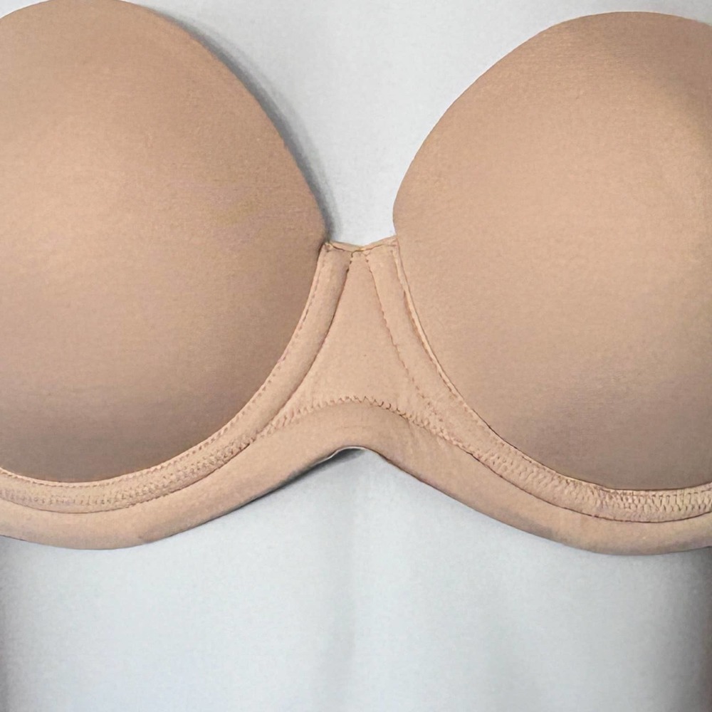 Wacoal 854119 Red Carpet Strapless Underwire Bra 32D Beige - Picture 2 of 6